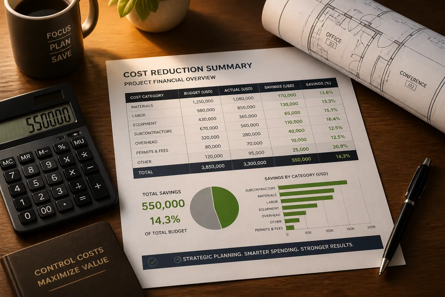 Value Engineering Adjustments
